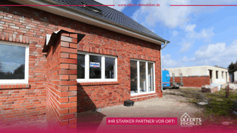 Neubau Doppelhaushälfte in ruhiger Sackgassenlage in Warsingsfehn, 26802 Moormerland, Doppelhaushälfte