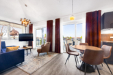 Voll ausgestattetes, luxuriöses Penthouse mit Urlaubsflair und Weitblick - Wohnen/Essen/Kochen