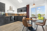 Voll ausgestattetes, luxuriöses Penthouse mit Urlaubsflair und Weitblick - Essen/Kochen