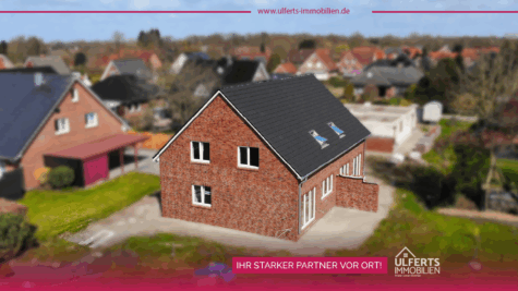 Neubau Doppelhaushälfte in ruhiger Sackgassenlage in Warsingsfehn, 26802 Moormerland, Doppelhaushälfte