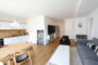 Moderne 2-Zimmerwohnung mit Balkon direkt am Auricher Marktplatz! - Wohn-/Ess- & Kochbereich